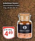 Gewürz Angebote von Ankerkraut bei GLOBUS Halle für 4,49 €