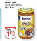 Aktuelles Menü Gemüse-Reis mit Rindfleisch Angebot bei GLOBUS in Herne ab 1,09 €