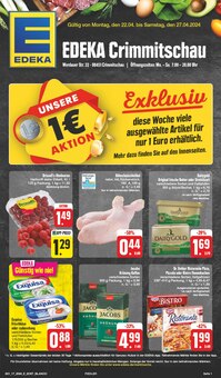 EDEKA Prospekt Crimmitschau "Wir lieben Lebensmittel!" mit 26 Seiten