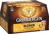 Bière blonde d'Abbaye 6,7 % vol. - GRIMBERGEN en promo chez Cora Nancy à 20,92 €