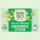 Thé vert gingembre citron - JARDIN BIO dans le catalogue Intermarché