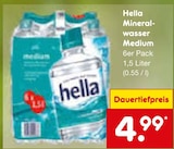 Hella Mineralwasser Medium Angebote von hella bei Netto Marken-Discount Koblenz für 4,99 €