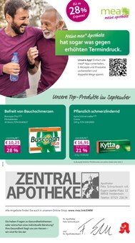 mea - meine apotheke Prospekt der KW 36 "Unsere September-Angebote" Aktueller mea - meine apotheke Prospekt "Unsere September-Angebote" Seite 1 von 4 Seiten