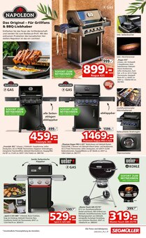 Gasgrill im aktuellen Segmüller Prospekt (Leverkusen) Gasgrill im Segmüller Prospekt "Gartenmöbel" mit 20 Seiten (Leverkusen)
