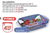 Glas-Auflaufform im Angebot bei GLOBUS in St. Ingbert Glas-Auflaufform Angebote von PYREX bei GLOBUS St. Ingbert für 4,99 €