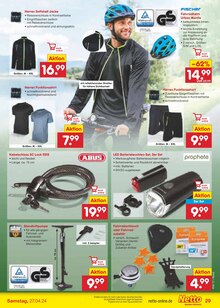 Fahrradbekleidung im Netto Marken-Discount Prospekt "Aktuelle Angebote" mit 51 Seiten (Hannover)