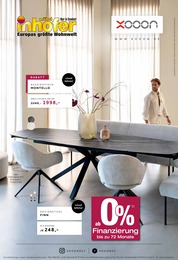 Tisch im Möbel Inhofer Prospekt "Xooon" auf Seite 1