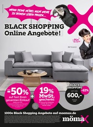 mömax Prospekt für Meißen mit 2 Seiten mömax Prospekt für Meißen: "BLACK SHOPPING", 2 Seiten, 25.11.2024 - 03.12.2024