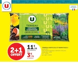 Terreau horticole et rempotage - U en promo chez Super U Clermont-Ferrand à 11,38 €