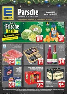EDEKA Prospekt der Woche "Wir lieben Lebensmittel!" Seite 1, 15.12.2025 bis 20.12.2025 für Leipzig Aktueller EDEKA Prospekt "Wir lieben Lebensmittel!" Seite 1 von 28 Seiten für Leipzig
