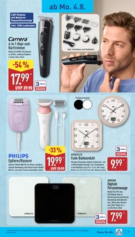 Rasierer Angebot im aktuellen ALDI Nord Prospekt auf Seite 17