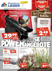 Aktueller Bauzentrum Lieder Prospekt "ideen & Machen" Seite 1 von 4 Seiten