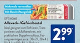 Allzweck-/Gefrierbeutel von OPTI HOME im aktuellen ALDI SÜD Prospekt für 2,99 €