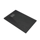Promo Receveur de douche en résine noir effet pierre - 80 X 120 cm à 99,00 € dans le catalogue Brico Dépôt à Laval