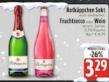 Schaumwein im E xpress Prospekt Sekt alkoholfrei von Rotkäppchen im aktuellen E xpress Prospekt für 3,29 €