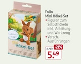 Mini Häkel-Set im Rossmann Prospekt Mini Häkel-Set von Folia im aktuellen Rossmann Prospekt für 5,49 €