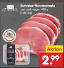 Aktuelles Schweine-Minutensteaks Angebot bei Netto Marken-Discount in Saarbrücken ab 2,99 €