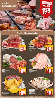 Wurst im aktuellen REWE Prospekt (Essen) Wurst im REWE Prospekt "Dein Markt" mit 30 Seiten (Essen)