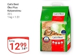 Aktuelles Öko Plus Katzenstreu Angebot bei GLOBUS in Koblenz ab 12,99 €