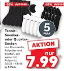 Tennis-Socken von  im aktuellen Kaufland Prospekt für 7,99 €