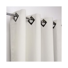Rideau œillets occultant ivoire en promo chez Décor Discount Rideau œillets occultant ivoire dans le catalogue Décor Discount