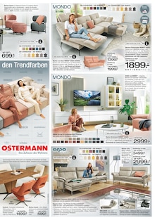 Fernsehsessel im aktuellen Ostermann Prospekt (Bergisch Gladbach) Fernsehsessel im Ostermann Prospekt "Markenmöbel in den Trendfarben der Saison." mit 12 Seiten (Bergisch Gladbach)