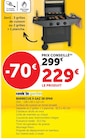 Barbecue à Gaz 38 SPAK - Cook'in Garden en promo chez Super U Fameck à 229,00 €