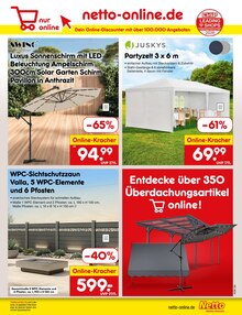 Partyzelt im aktuellen Netto Marken-Discount Prospekt (Heidelberg) Partyzelt im Netto Marken-Discount Prospekt "Aktuelle Angebote" mit 71 Seiten (Heidelberg)