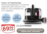 Polster- und Teppichreiniger im Angebot bei GLOBUS in Braunschweig Polster- und Teppichreiniger Angebote von CLEANmaxx bei GLOBUS Braunschweig für 69,99 €