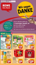 Aktueller REWE Discounter Prospekt in Lauchringen und Umgebung, "Dein Markt" mit 26 Seiten, 18.08.2025 - 23.08.2025