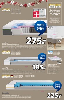 Matratze 160x200 Angebot im JYSK Prospekt, gültig von 19.10.2025 bis 29.11.2025 Matratze 160x200 Angebot im aktuellen JYSK Prospekt auf Seite 23