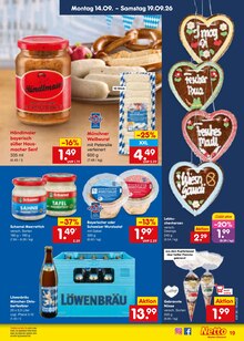 Sahne im aktuellen Netto Marken-Discount Prospekt (Heidelberg) Sahne im Netto Marken-Discount Prospekt "Aktuelle Angebote" mit 67 Seiten (Heidelberg)