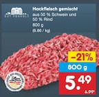 Hackfleisch gemischt von Gut Ponholz für 5,49 € bei Netto Marken-Discount im Angebot Hackfleisch gemischt von Gut Ponholz im aktuellen Netto Marken-Discount Prospekt