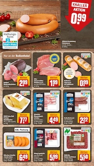 Wurst im REWE Prospekt "Dein Markt" mit 18 Seiten (Karlsruhe)