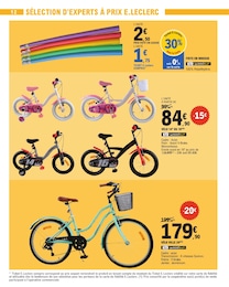 Prix et réduction Vélo dans le prospectus E.Leclerc en cours Offre Vélo dans le catalogue E.Leclerc du moment à la page 12