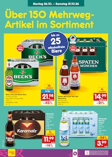 Becks im Netto Marken-Discount Prospekt "Aktuelle Angebote" mit 74 Seiten (Stuttgart)