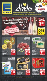 Aktueller EDEKA Prospekt "Wir lieben Lebensmittel!" Seite 1 von 24 Seiten für Bad Rodach