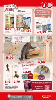 Katzenfutter im aktuellen Zookauf Prospekt (Leverkusen) Katzenfutter im Zookauf Prospekt "DAS NÄCHSTE ABENTEUER WARTET SCHON" mit 16 Seiten (Leverkusen)