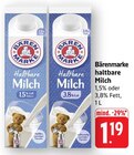 Haltbare Milch 1,5% Fett im Angebot bei EDEKA in Villingen-Schwenningen Haltbare Milch 1,5% Fett Angebote von Bärenmarke bei EDEKA Villingen-Schwenningen für 1,19 €
