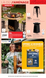 Prix et réduction Tabouret dans le prospectus Carrefour en cours Offre Tabouret dans le catalogue Carrefour du moment à la page 18