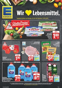 Aktueller EDEKA Prospekt "Wir lieben Lebensmittel!" Seite 1 von 28 Seiten
