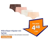 Mikrofaser-Hipster mit Spitze bei Action im Lauchringen Prospekt für 4,48 €