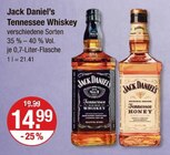 Tennessee Whiskey von Jack Daniel's im aktuellen V-Markt Prospekt für 14,99 €