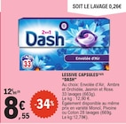 Lessive Capsules(1)(2) - Dash en promo chez E.Leclerc Saintes à 8,55 €