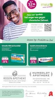 Aktueller mea - meine apotheke Prospekt "Unsere Juni-Angebote" für Solingen (Klingenstadt) Aktueller mea - meine apotheke Prospekt für Solingen (Klingenstadt) mit Seiten