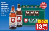 Münchner Hell Angebote von Spaten bei Netto Marken-Discount Neuwied für 13,99 €