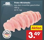 Aktuelles Puten-Ministeaks Angebot bei Netto Marken-Discount in Bielefeld ab 3,49 €