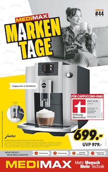 Kaffee im aktuellen MEDIMAX Prospekt (Hilden) Kaffee im MEDIMAX Prospekt "MEDIMAX MOBILFUNKWOCHE" mit 10 Seiten (Hilden)