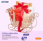 Coffret cadeau dans un traîneau dans le catalogue Action