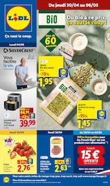 Catalogue Supermarchés Lidl en cours à Saint-Georges-les-Bains et alentours, "Du bio à ce prix, ça vaut le coup !", 70 pages, 30/04/2026 - 06/05/2026
